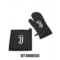 Set barbecue guanto e presina Juventus